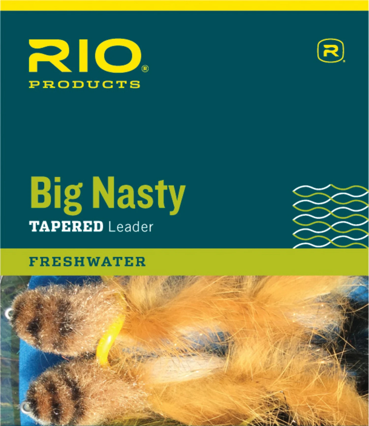 RIO Big Nasty Tapered Leader - 6 Feet 1 RIO Big Nasty Tapered Leader - 6 Feet