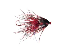 Stu's Barred Ostrich Intruder By Aqua Flies -Fish Mate Store 12018barredostrichintruder redblk