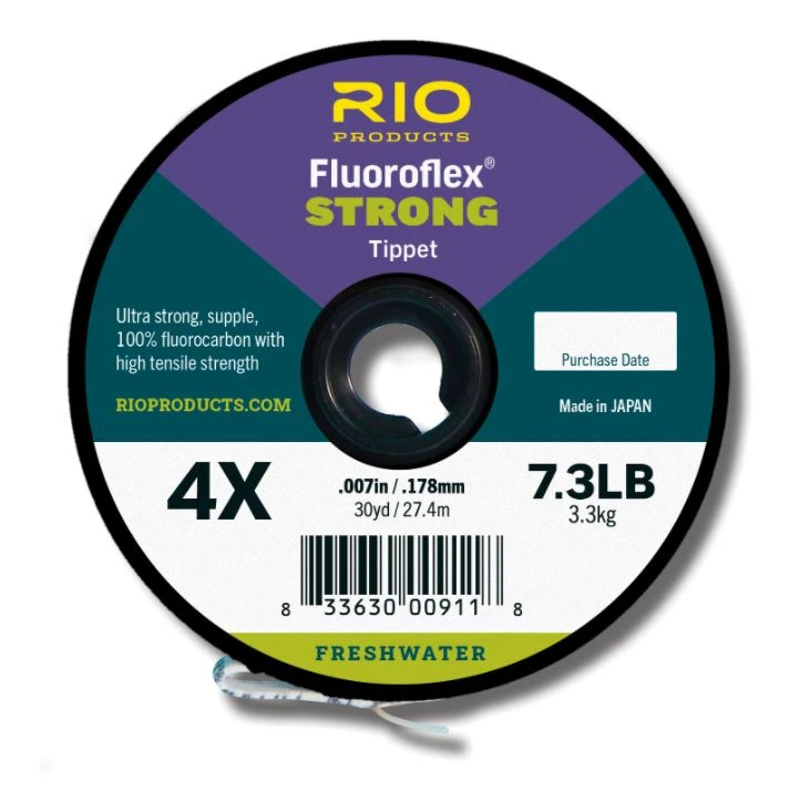 RIO Fluoroflex STRONG Tippet // 0X - 7X 1 RIO Fluoroflex STRONG Tippet // 0X - 7X