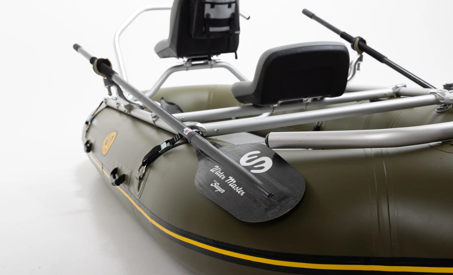 WaterMaster Bruin 2-3 Person Fishing Rafts // Upgraded With Sawyer Stealth Oars 2 WaterMaster Bruin 2-3 Person Fishing Rafts // Upgraded With Sawyer Stealth Oars - Image 2