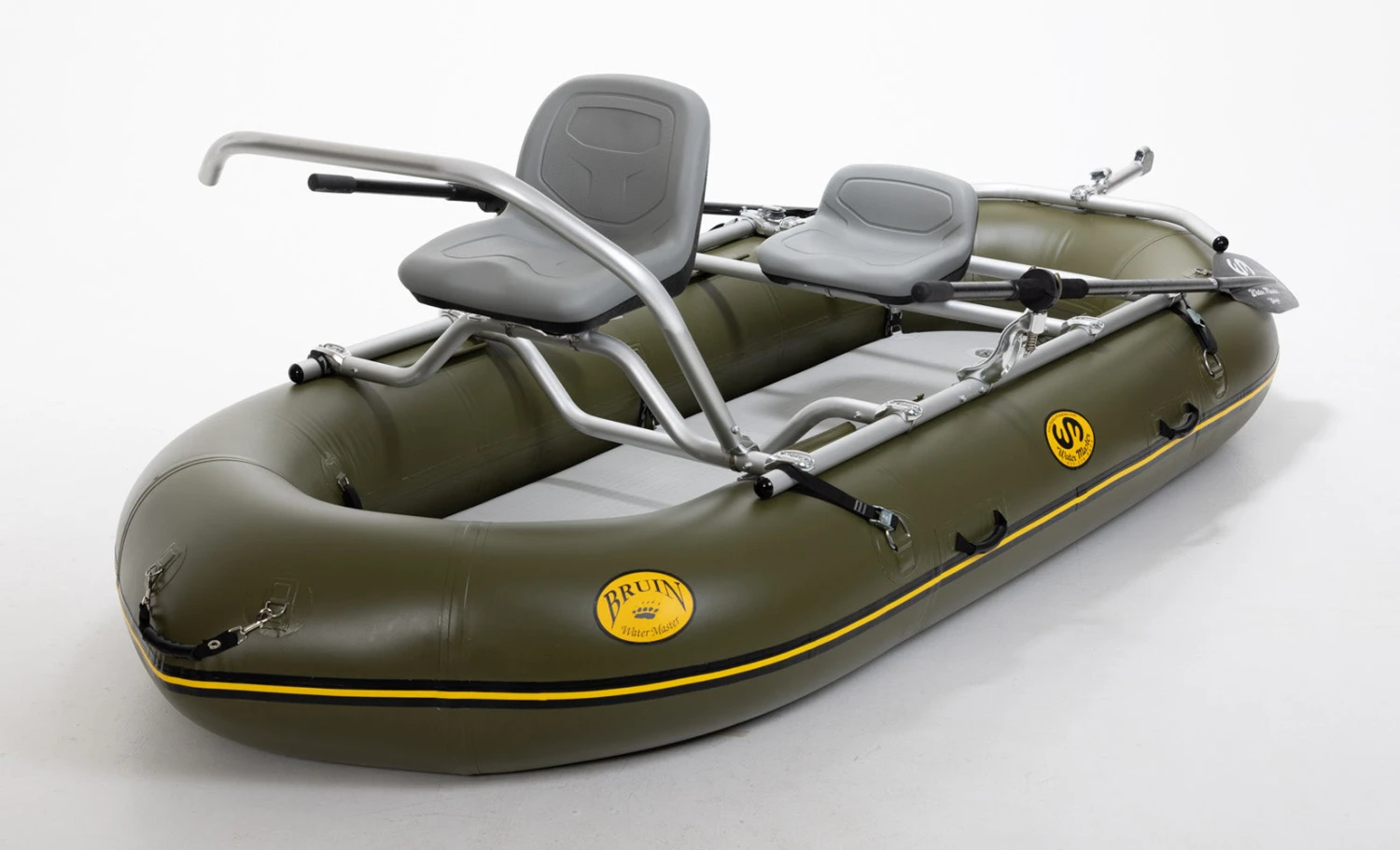 WaterMaster Bruin 2-3 Person Fishing Rafts // Upgraded With Sawyer Stealth Oars 1 WaterMaster Bruin 2-3 Person Fishing Rafts // Upgraded With Sawyer Stealth Oars
