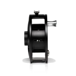 Hatch Iconic Fly Reel // 11 Plus -Fish Mate Store Iconic11PlusReel BlackSilver LargeArbor Side
