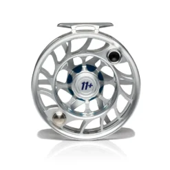Hatch Iconic Fly Reel // 11 Plus -Fish Mate Store Iconic11PlusReel ClearBlue LargeArbor Back