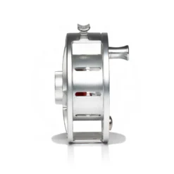 Hatch Iconic Fly Reel // 11 Plus -Fish Mate Store Iconic11PlusReel Clearred LargeArbor Side