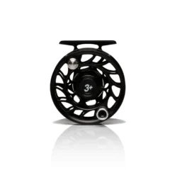 Hatch Iconic Fly Reel // 3 Plus -Fish Mate Store Iconic3PlusReel BlackSilver LargeArbor Back