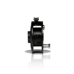 Hatch Iconic Fly Reel // 3 Plus -Fish Mate Store Iconic3PlusReel BlackSilver LargeArbor Side