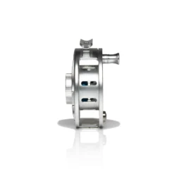 Hatch Iconic Fly Reel // 4 Plus -Fish Mate Store Iconic4PlusReel ClearBlue LargeArbor Side