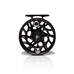 Hatch Iconic Fly Reel // 5 Plus -Fish Mate Store Iconic5PlusReel BlackSilver LargeArbor Back