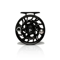 Hatch Iconic Fly Reel // 5 Plus -Fish Mate Store Iconic5PlusReel BlackSilver MidArbor Back