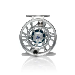 Hatch Iconic Fly Reel // 5 Plus -Fish Mate Store Iconic5PlusReel ClearBlue MidArbor Back