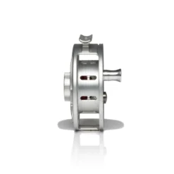 Hatch Iconic Fly Reel // 5 Plus -Fish Mate Store Iconic5PlusReel ClearRed LargeArbor Side