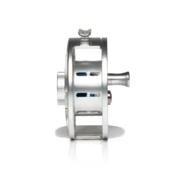 Hatch Iconic Fly Reel // 9 Plus -Fish Mate Store Iconic9PlusReel ClearBlue MidArbor Side