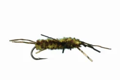 Pat's Rubber Leg Stonefly Nymph By Solitude -Fish Mate Store N195OL BRWHITE