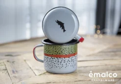 Enamel Camp Mug By Rep Your Water -Fish Mate Store REPYOURWATER 9cmmug darkgrey v2 4