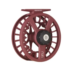Redington RUN Fly Reel -Fish Mate Store RUN Burgundy Back Angled scaled