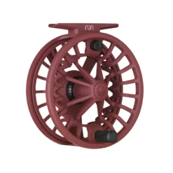 Redington RUN Fly Reel -Fish Mate Store RUN Burgundy Front Angled scaled