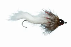 Sculpzilla Streamer By Solitude // Essential Streamer Fly -Fish Mate Store S103WTWHITE