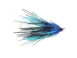 Stu's Ostrich Mini-Intruder By Aqua Flies -Fish Mate Store miniintruder12031blupur