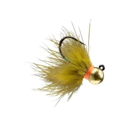RIO's Baby's Got Bead // Euro Nymph Anchor Fly 12 RIO's Baby's Got Bead // Euro Nymph Anchor Fly -Fish Mate Store olivegold