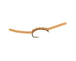 RIO's Squirmy Wormy Size # 10 -Fish Mate Store squirmywormytan