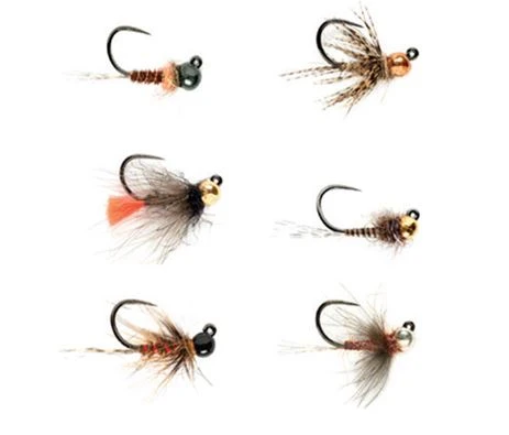 Jighead Nymphs // 1 Dozen Tactical Nymph Assortment By Fulling Mill 1 Jighead Nymphs // 1 Dozen Tactical Nymph Assortment By Fulling Mill